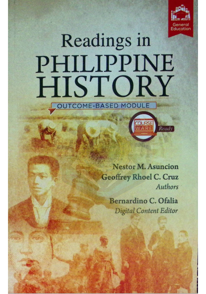 Readings in Philippine History by Asuncion et al. 2019.